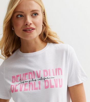 BEVERLY SCRIPT T-SHIRT WHITE