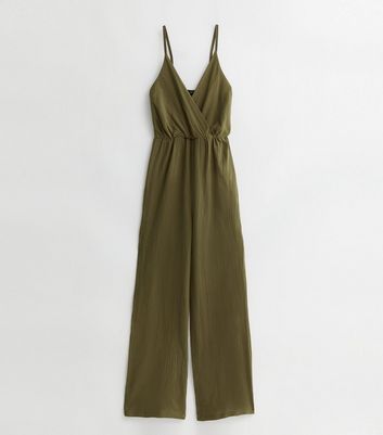 H&m best sale khaki jumpsuit