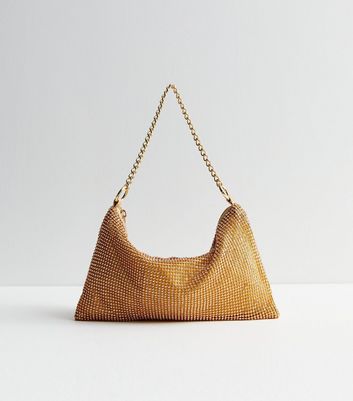 Gold bag deals new look