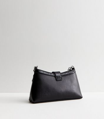 Public Desire Black Studded Mini Shoulder Bag New Look