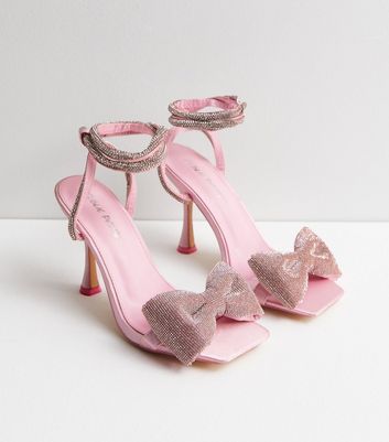 Giselle Pink high-heeled sandals - KeeShoes