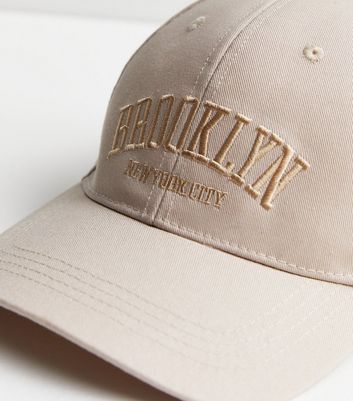 Stone Brooklyn Embroidered Cap New Look