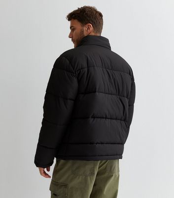 Mens puffer jacket clearance black