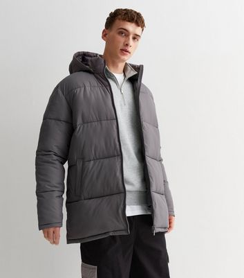 Dark grey store padded jacket