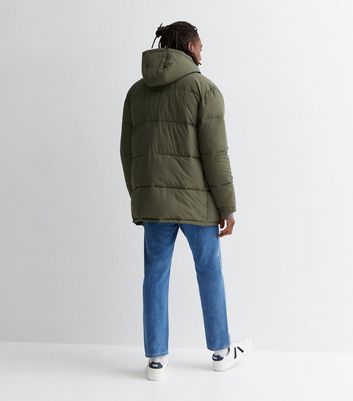 Hooded oversized hot sale puffer jacket