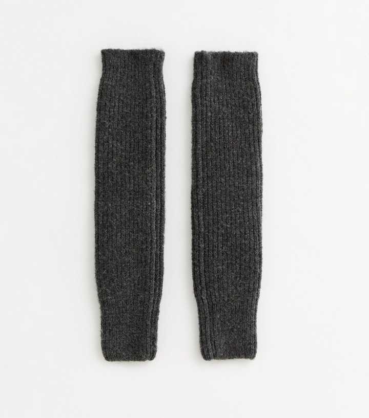 Grey Cable Knitted Leg Warmers, Accessories