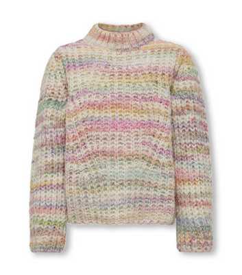 KIDS ONLY Multicolour Stripe Knit High Neck Jumper