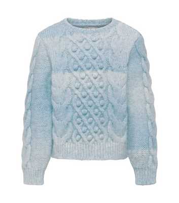 KIDS ONLY Pale Blue Cable Knit Long Sleeve Jumper