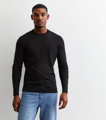 Mens slim fit on sale jumper