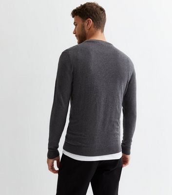 Mens slim fit jumpers on sale uk