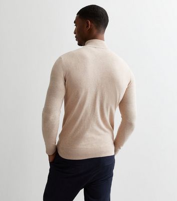 Mens slim fit on sale crew neck sweater