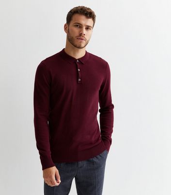 Mens knitted sales polo jumpers