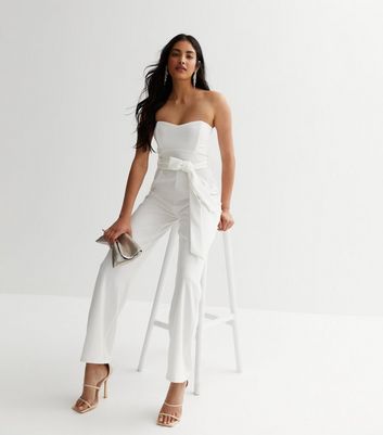 New look white jumpsuit on sale