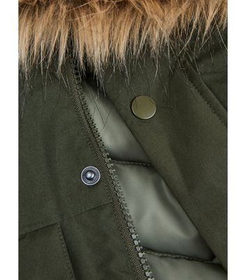 Jack jones green parka best sale