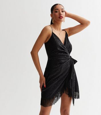 New look hot sale fringe dress