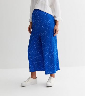 Maternity wide 2025 leg cropped pants