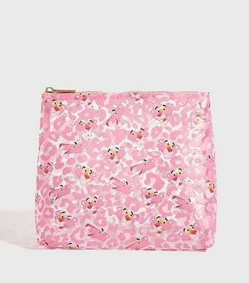 Skinnydip Bright Pink Panther Wash Bag