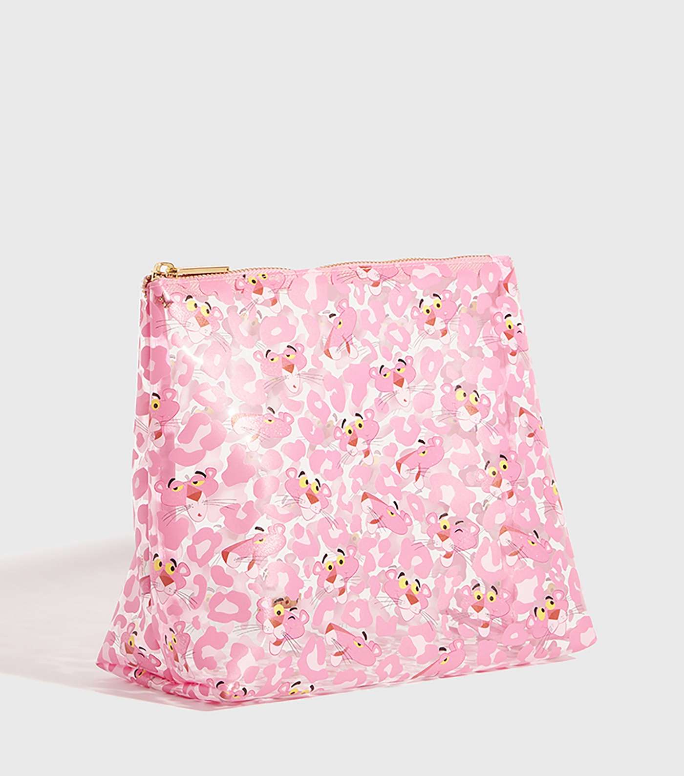 Skinnydip Bright Pink Panther Wash Bag Image 3
