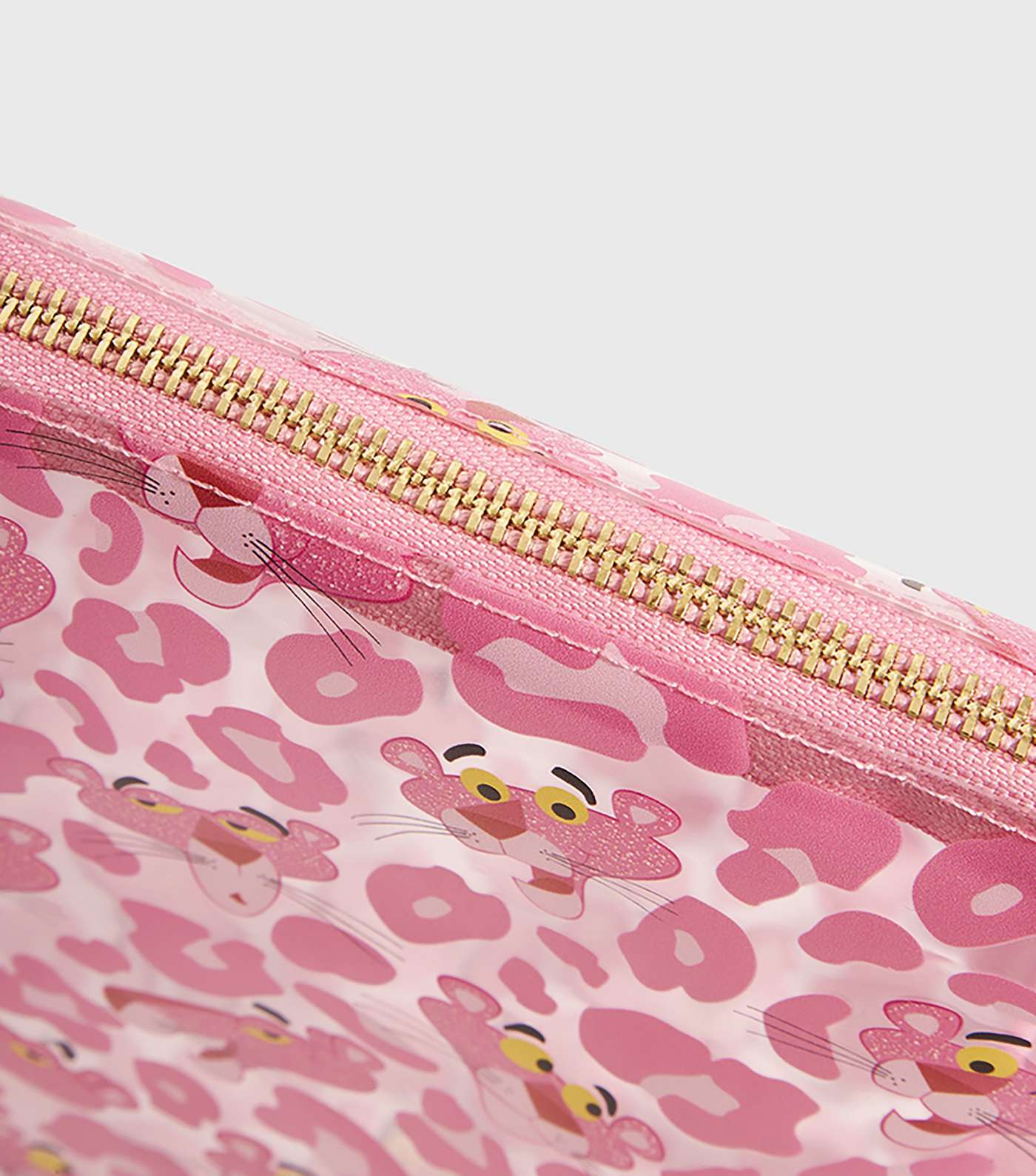 Skinnydip Bright Pink Panther Wash Bag Image 5