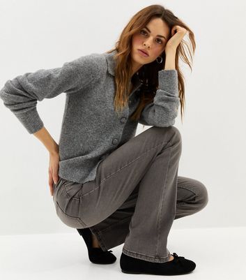 Dark Grey Enhance Quinn Bootcut Jeans