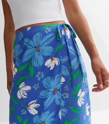 Miele floral shop midi skirt