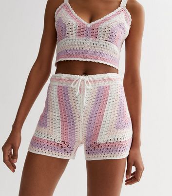 Crochet shorts clearance for women