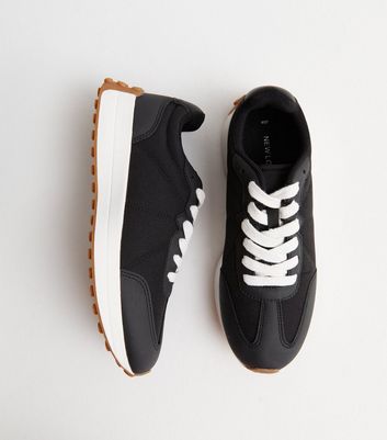 New look cheap lace up sneaker