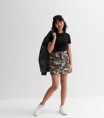 Camo top mini skirt