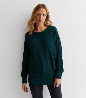 green batwing top
