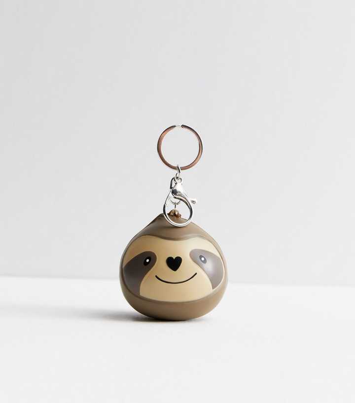 Mink Sloth Squishy Bag Charm