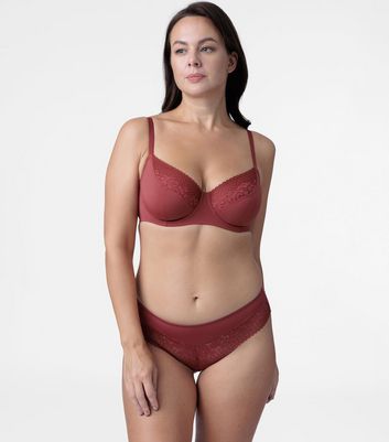 Dorina Curves Red Lace Underwired Bra | New Look