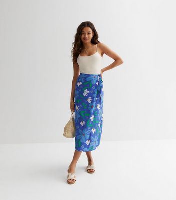 Wrap midi deals skirt