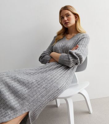 Grey 2025 knit dress