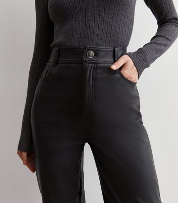 Leather sale style trousers