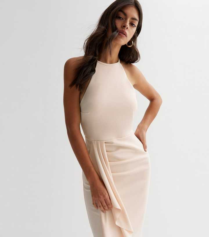 High Neck Ruched Dress by Shona Joy Online, THE ICONIC