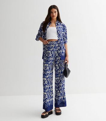 Buy Saaksha  Kinni Multi Color Ikat Print Trousers Online  Aza Fashions