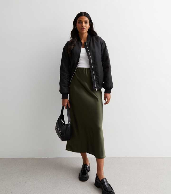 Black Zip Up Bomber Jacket