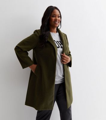 New look army coat sale