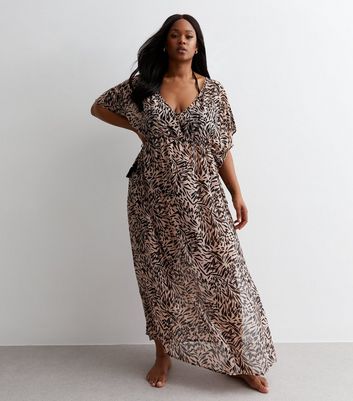 Plus size beach on sale kaftan