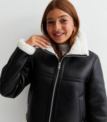 Aviator jacket sales girls