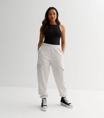 Grey joggers best sale new look