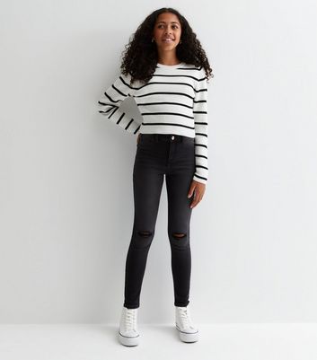 Girl black sales skinny jeans