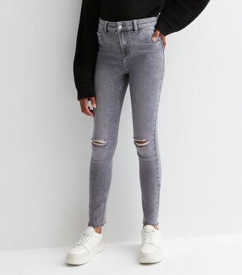 Knee cut sale jeans for girls