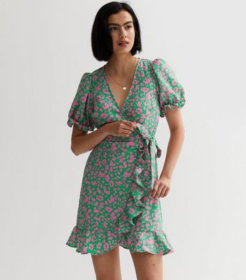 George wrap outlet dress