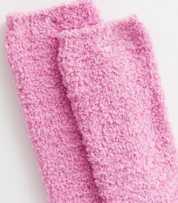 Pink Cosy Socks New Look