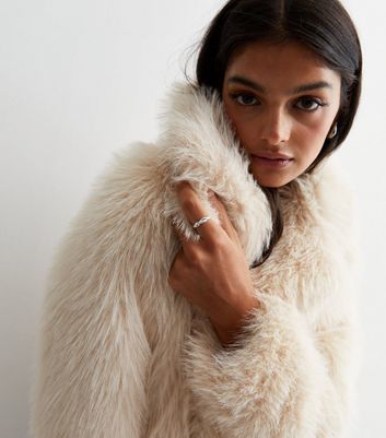 New look faux fur on sale coat