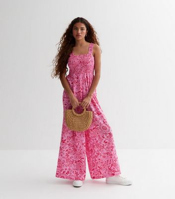 Petite sales jumpsuit pink