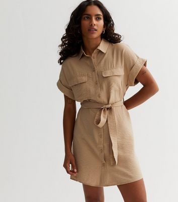 Linen utility dress sale