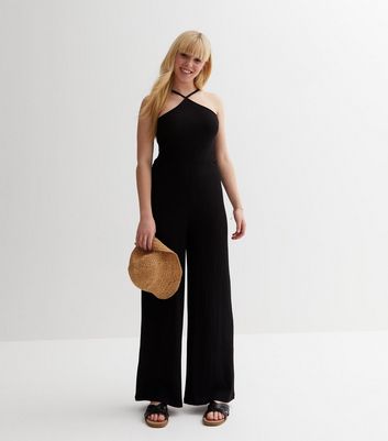 New look halter neck hot sale jumpsuit