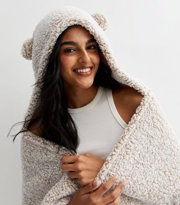 Fluffy hooded online blanket